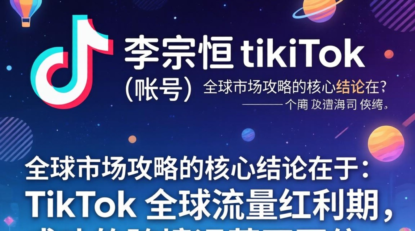 李宗恒tiktok账号怎么做