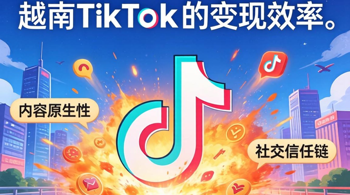社媒营销越南TikTok中国越南对比引流变现技巧