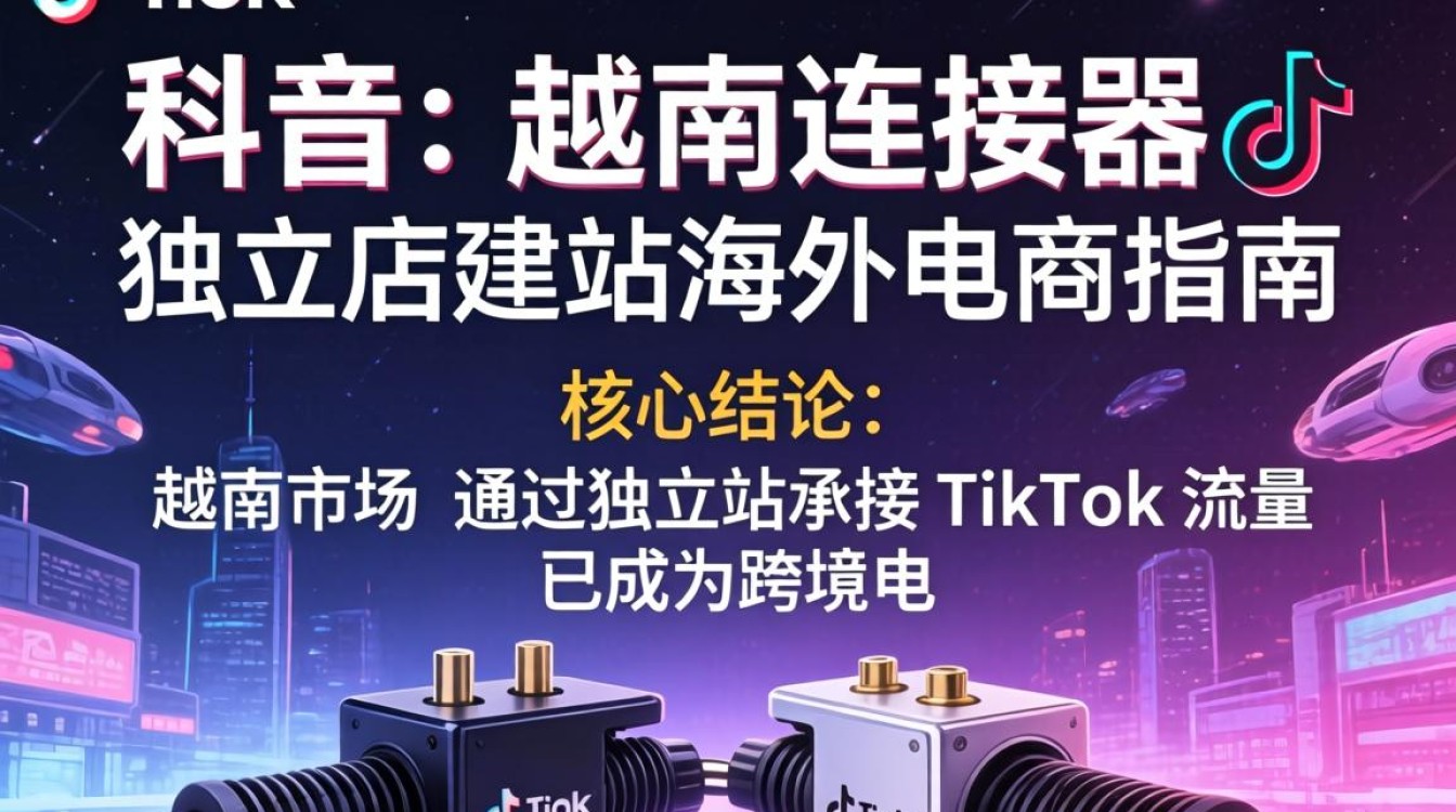TikTok 越南连接器独立站建站海外电商指南