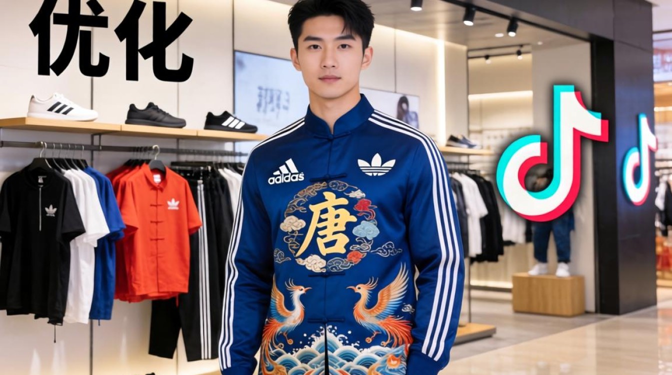 阿迪达斯新中式唐装tiktok店铺如何优化权重排名