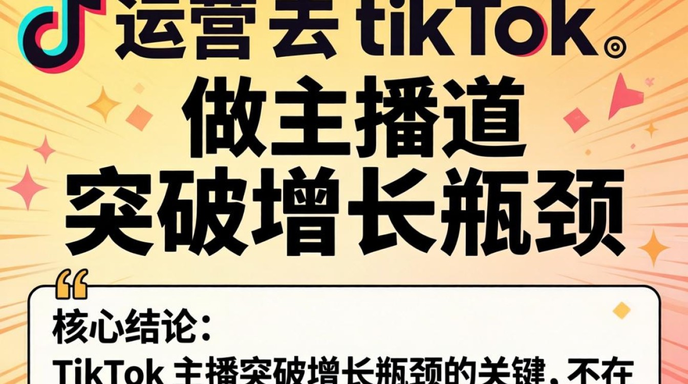 高级运营怎么做TikTok主播突破增长瓶颈