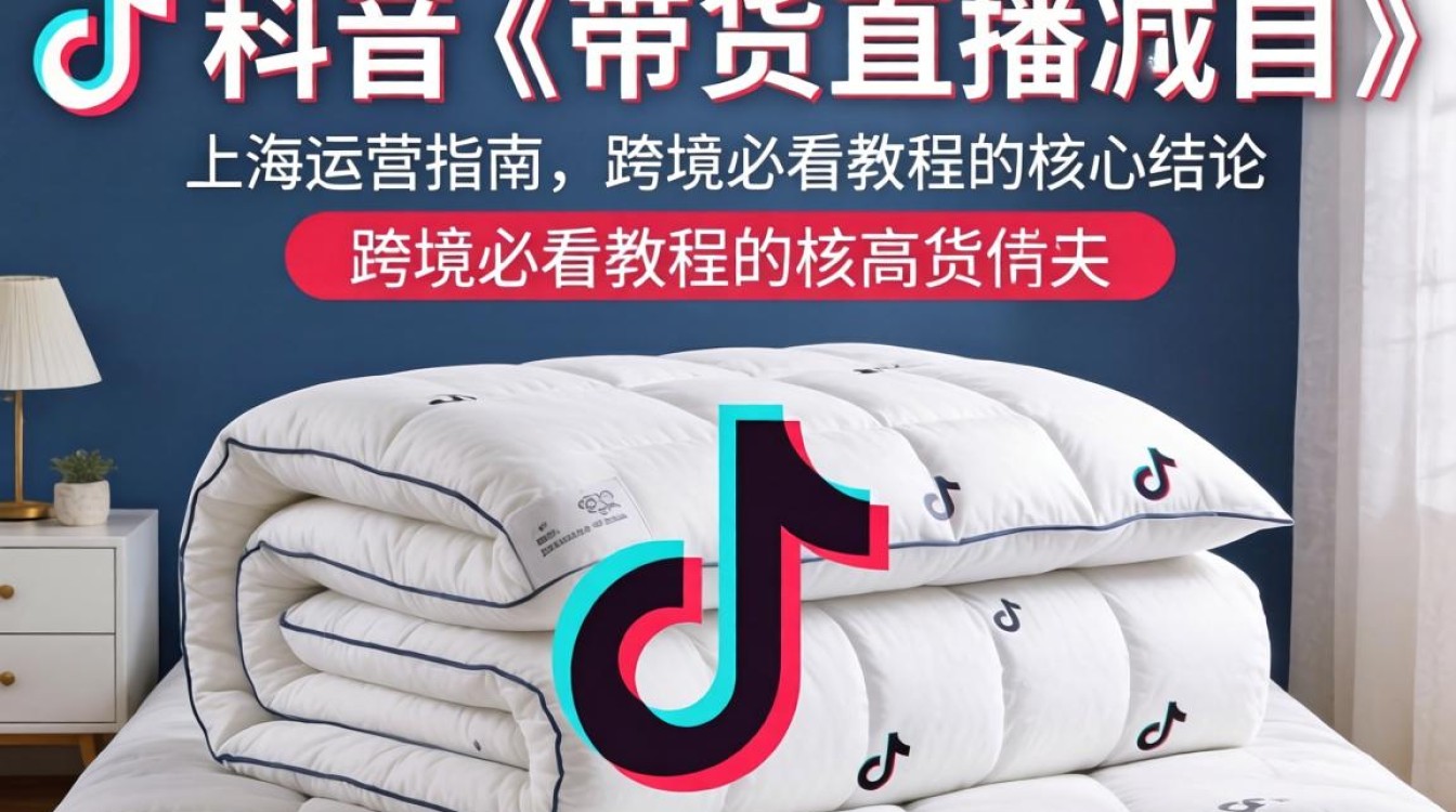 TikTok 带货直播被子怎么卖