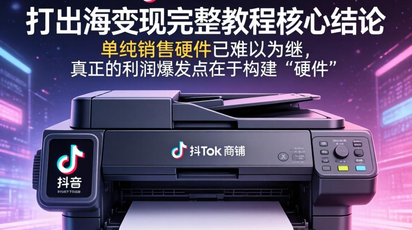 TikTok shop打印机出海变现教程