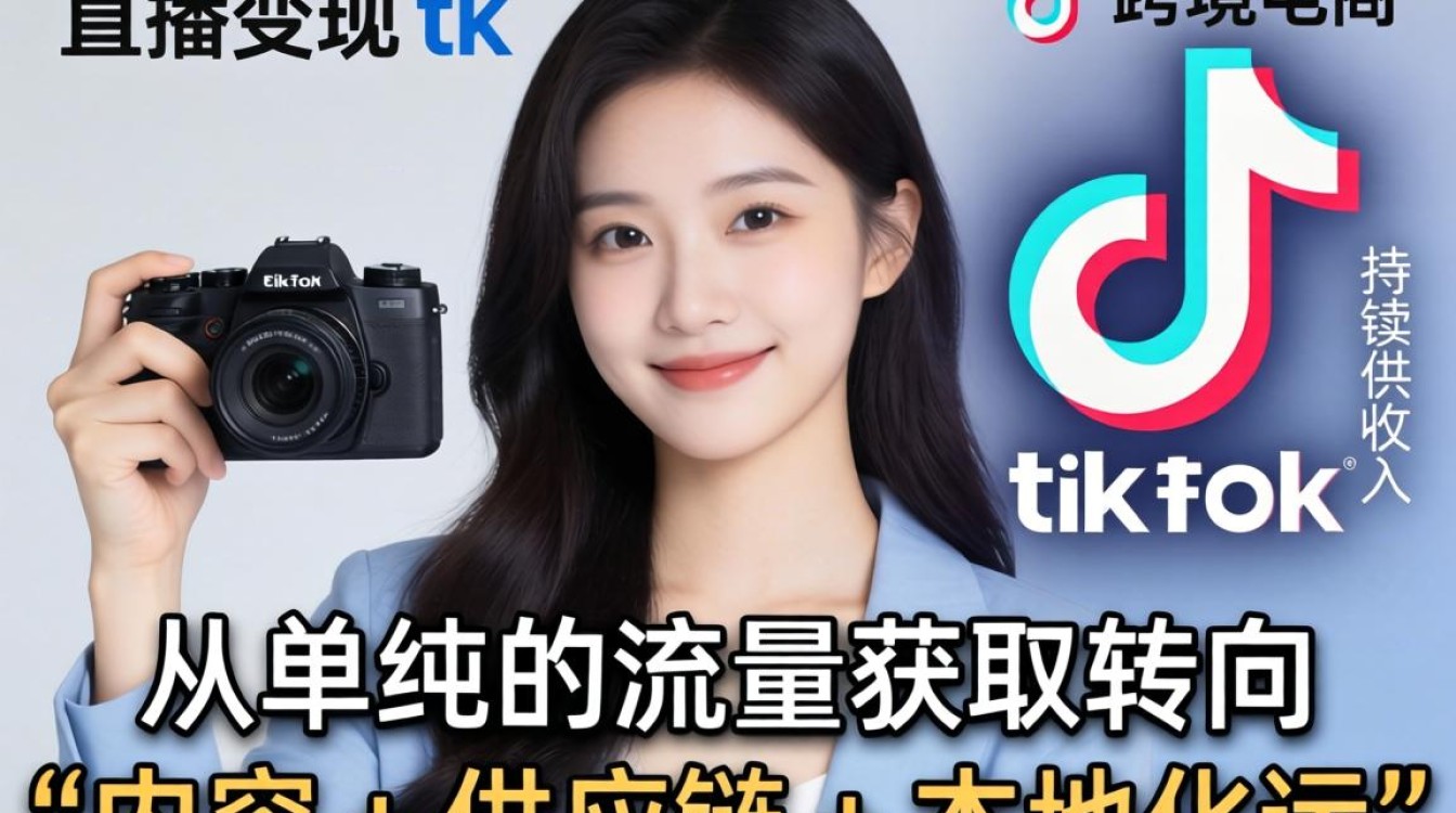 直播变现tk跨境电商tiktok持续收入增长