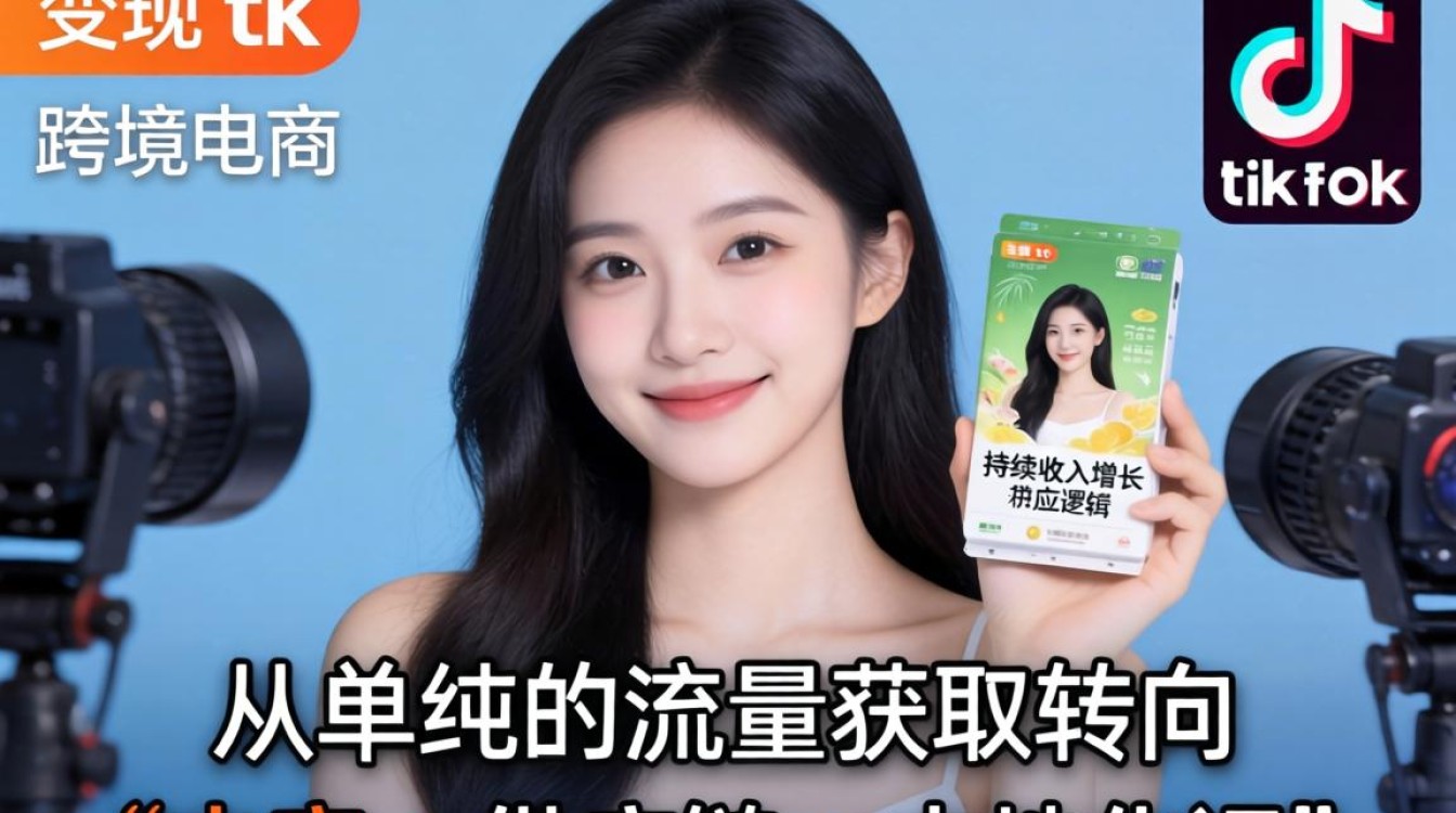 直播变现tk跨境电商tiktok持续收入增长
