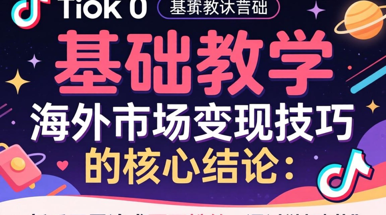 TikTok 0 基础教学怎么做