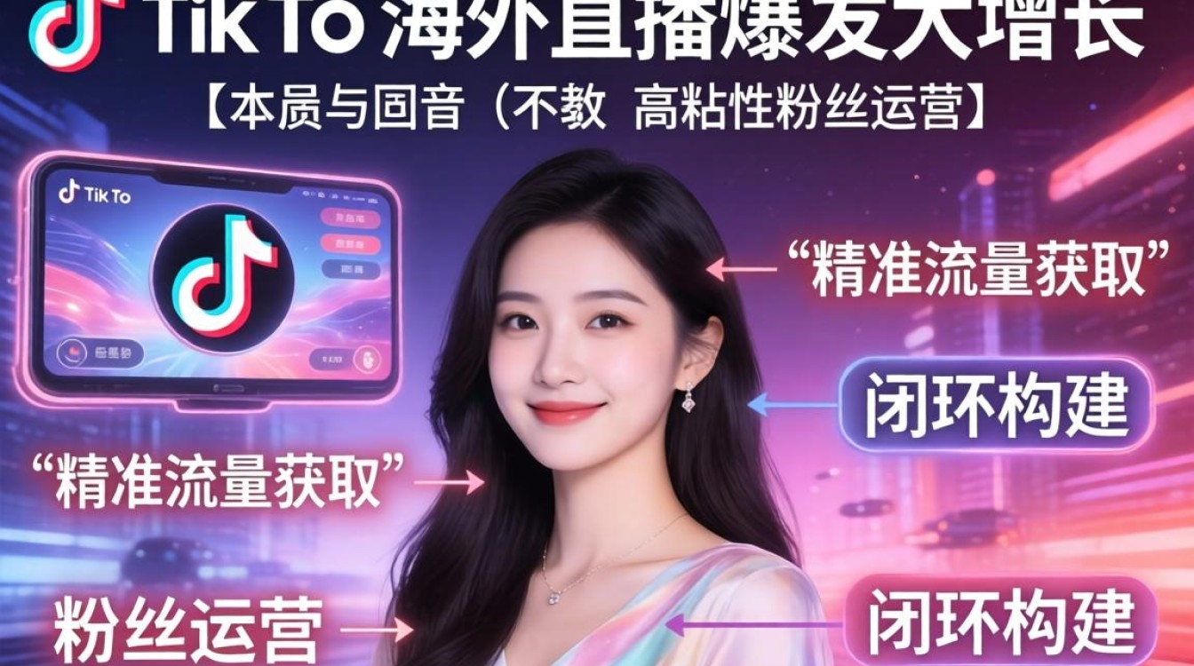 TikTok 海外直播下载粉丝增长运营秘籍