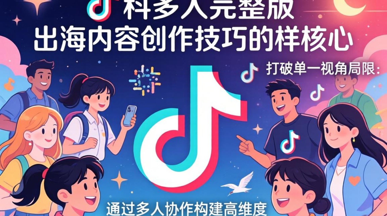 TikTok 多人完整版出海内容创作技巧