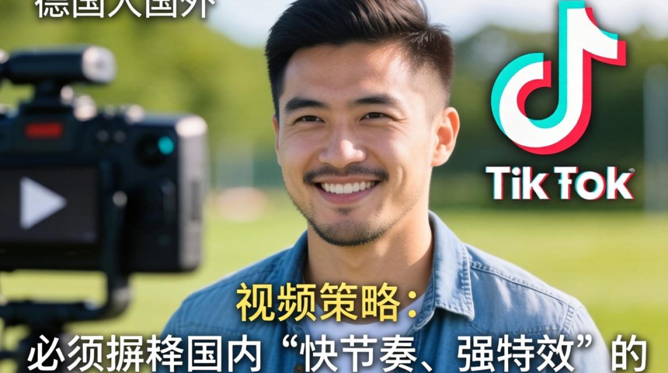 短视频制作德国人国外tiktok提升视频质量