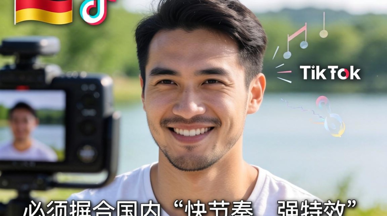 短视频制作德国人国外tiktok提升视频质量