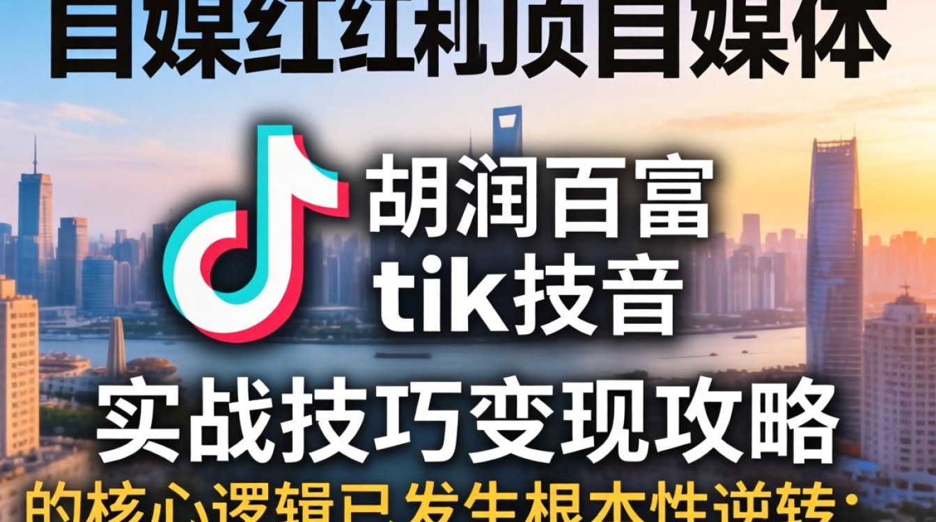 自媒体胡润百富 TikTok 实战技巧变现攻略