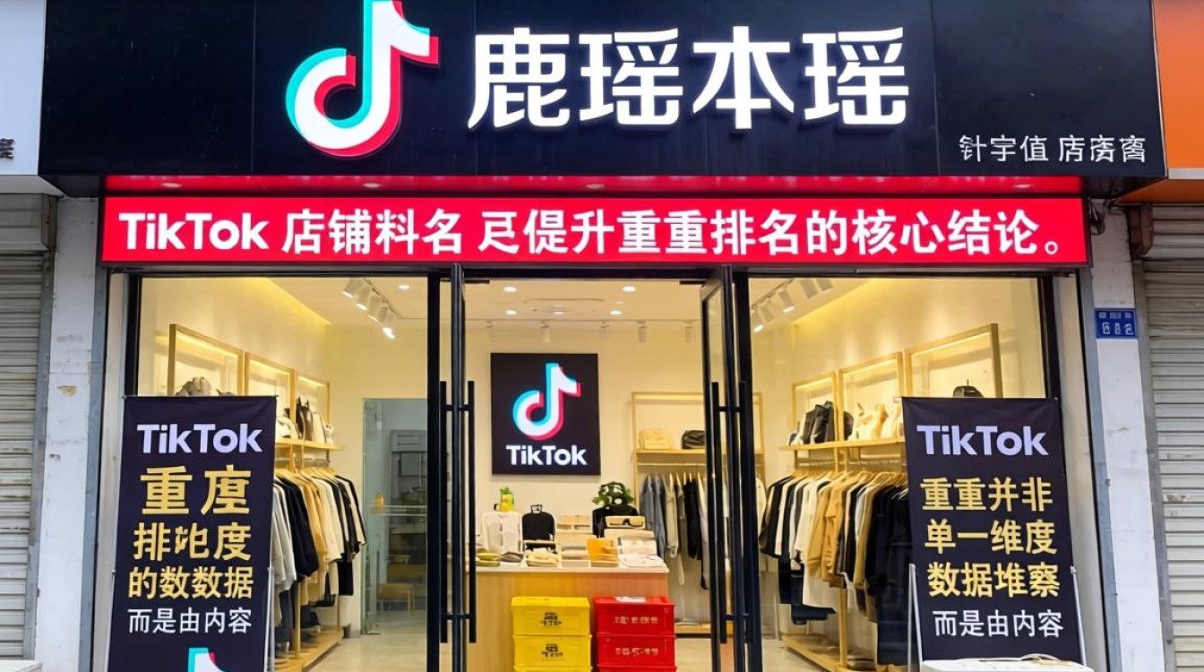 店铺优化鹿瑶本瑶tiktok如何提升权重排名