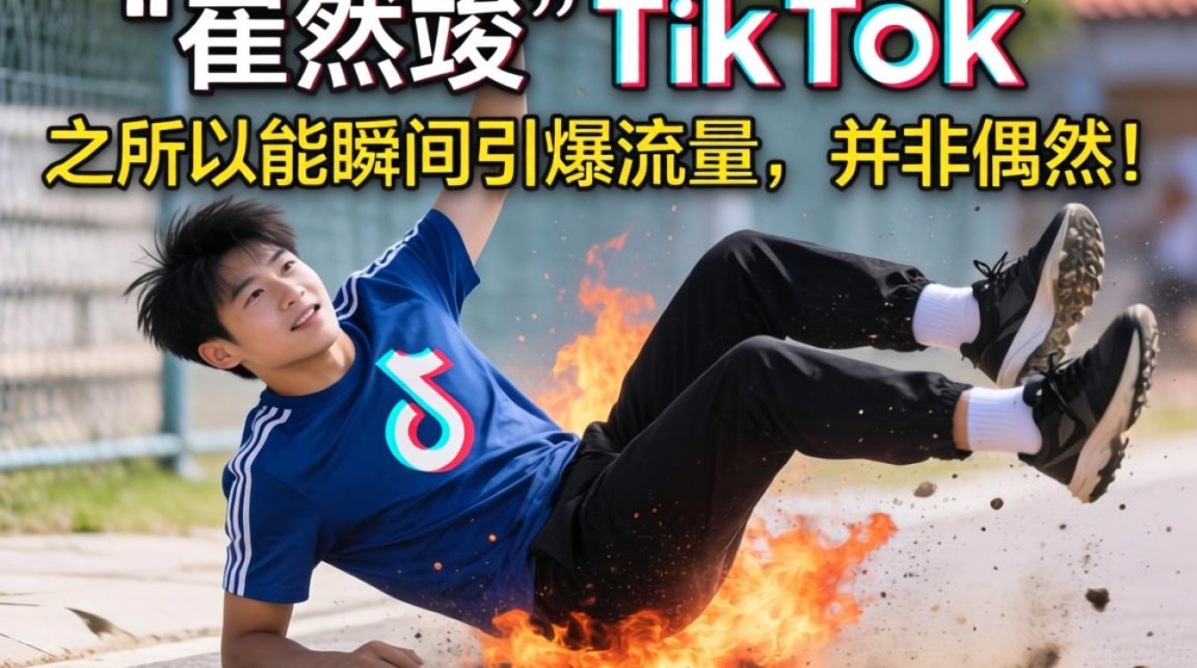 崔然竣摔倒tiktok怎么回事
