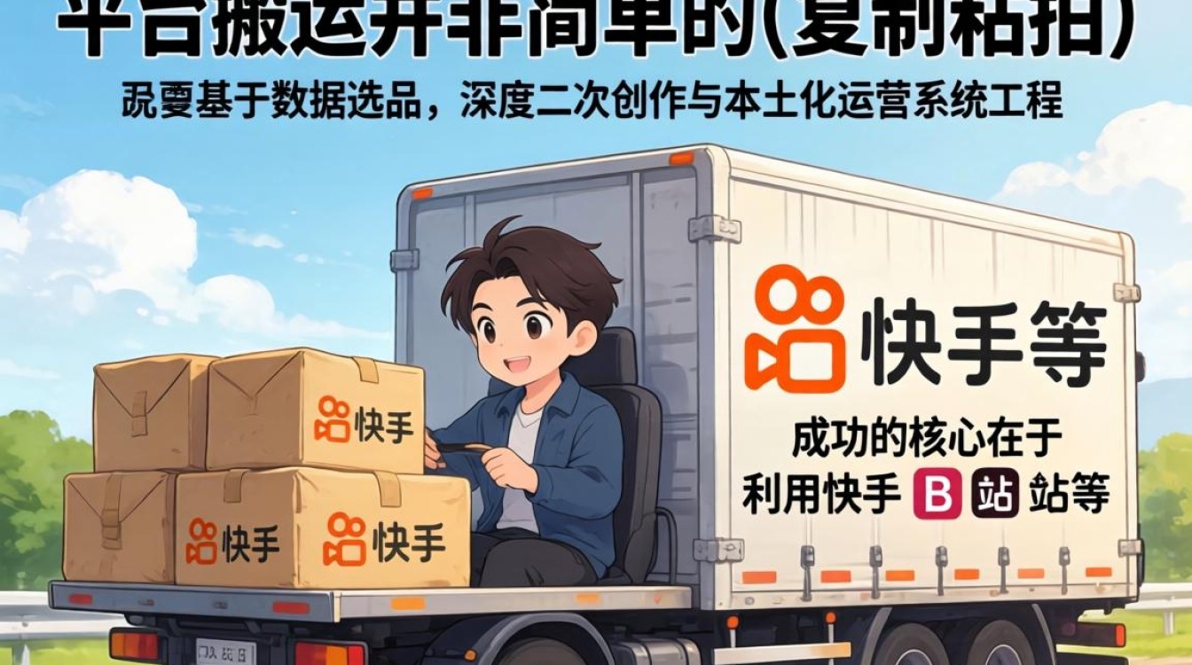 快手 B 站搬 TikTok 视频怎么赚钱