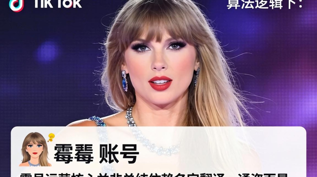 霉霉 TikTok 叫什么