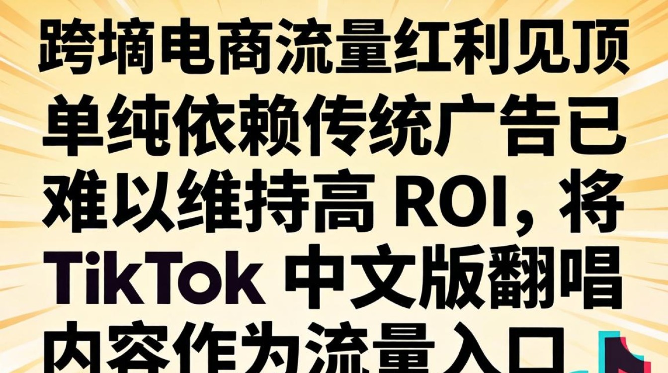 TikTok 中文版翻唱独立站建站海外电商指南怎么做