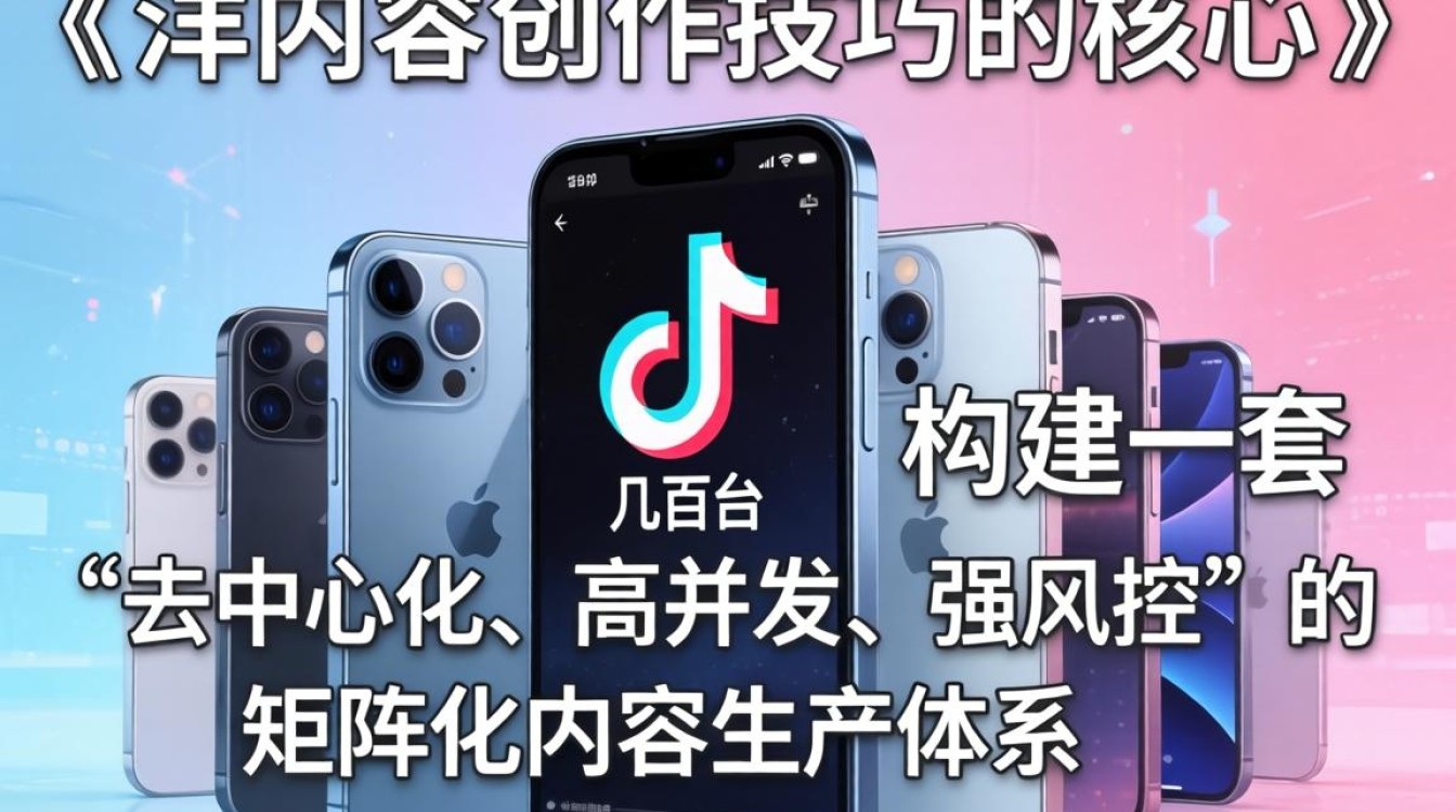 TikTok 出海内容创作技巧与多机管理流量