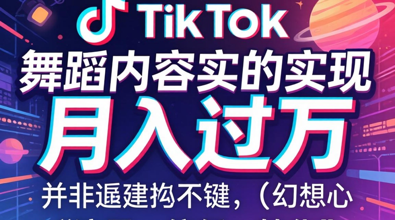 TikTok 舞蹈变现技巧月入过万