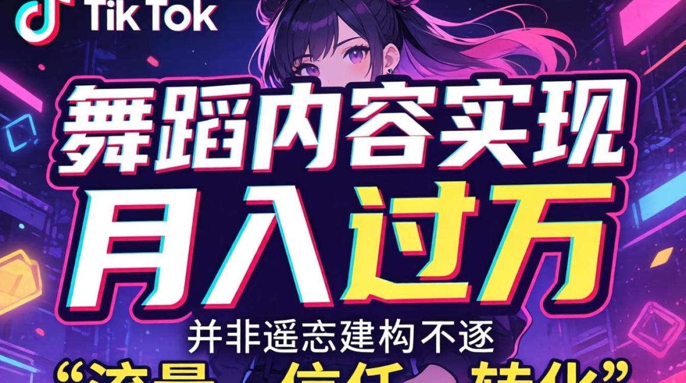 TikTok 舞蹈变现技巧月入过万
