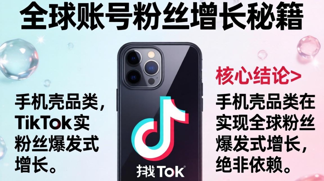 TikTok 投放手机壳全球账号粉丝增长秘籍