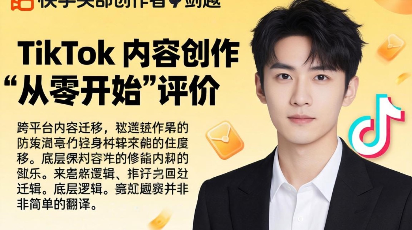 快手马剑越评价TikTok内容创作从零开始