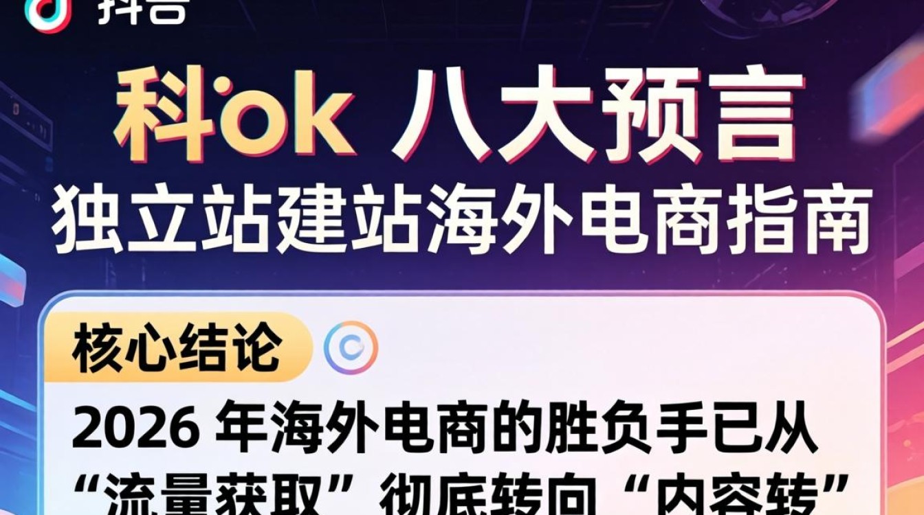 TikTok 八大预言独立站建站海外电商指南