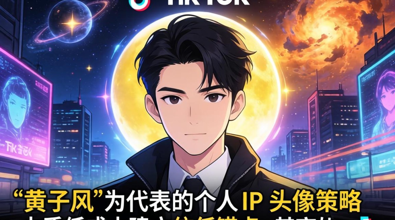 黄子风 tiktok 头像商业模式是什么