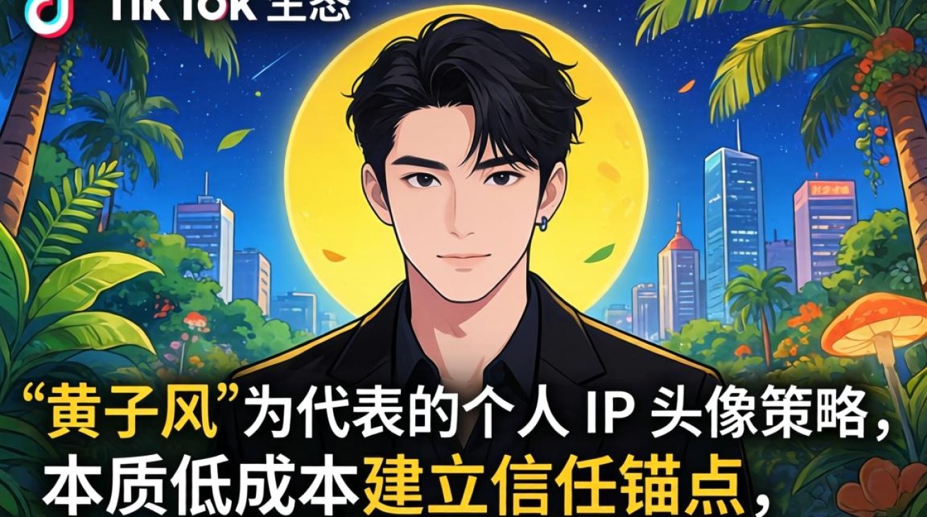 黄子风 tiktok 头像商业模式是什么