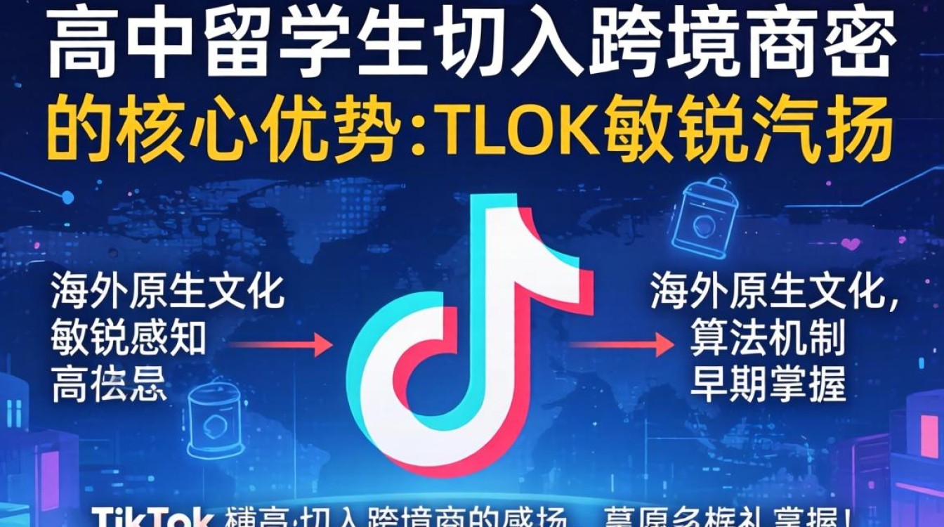 TikTok 高中留学生 跨境电商实战攻略