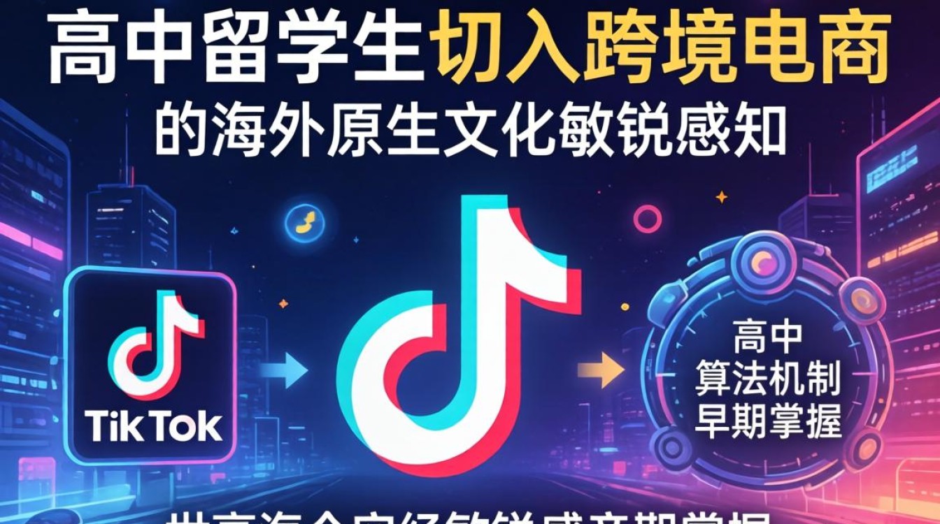 TikTok 高中留学生 跨境电商实战攻略
