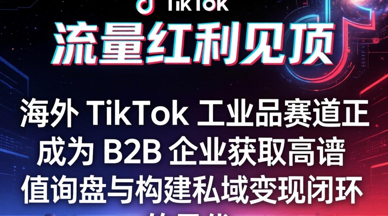 海外 TikTok 工业品如何私域变现