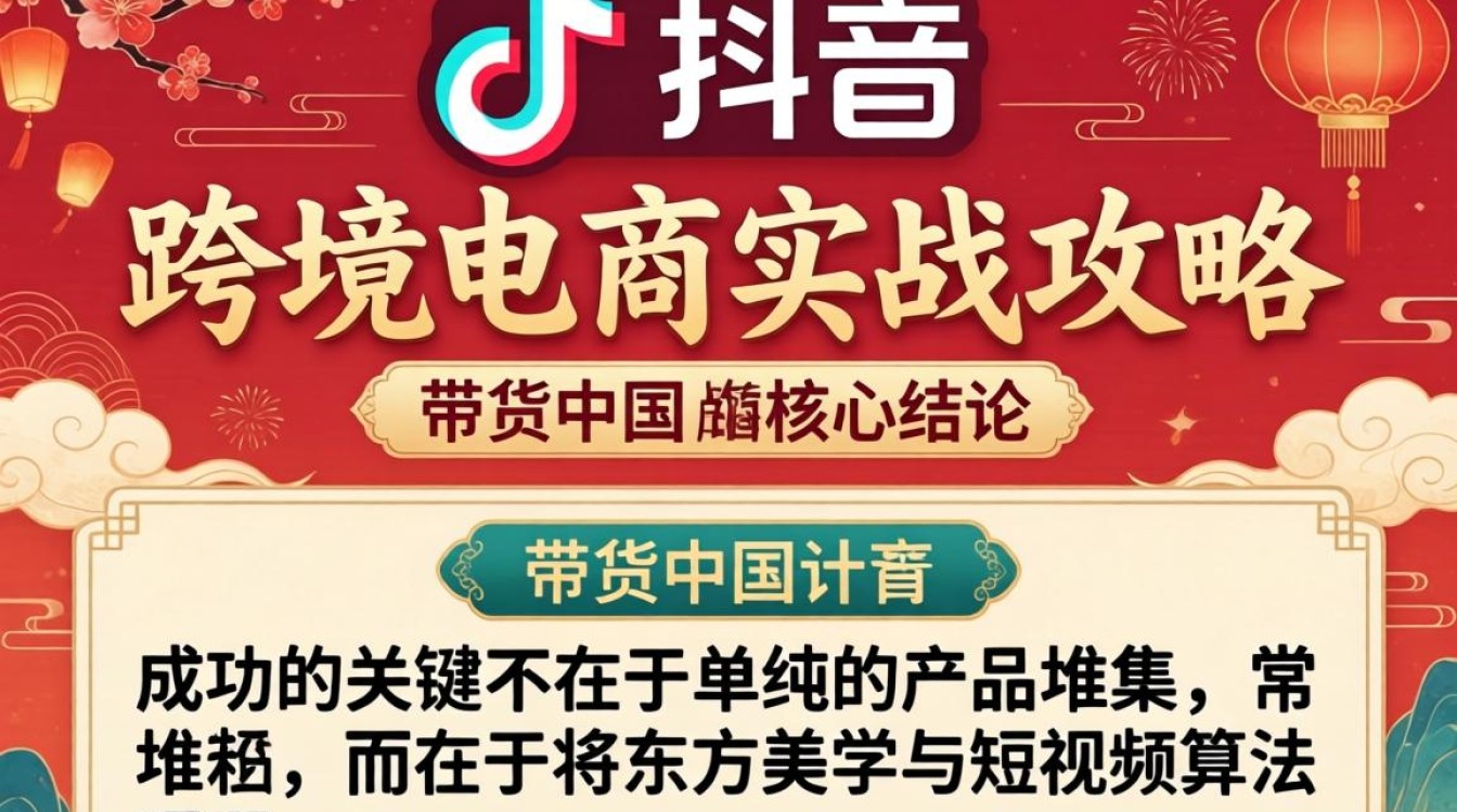 TikTok 带货中国风 跨境电商实战攻略
