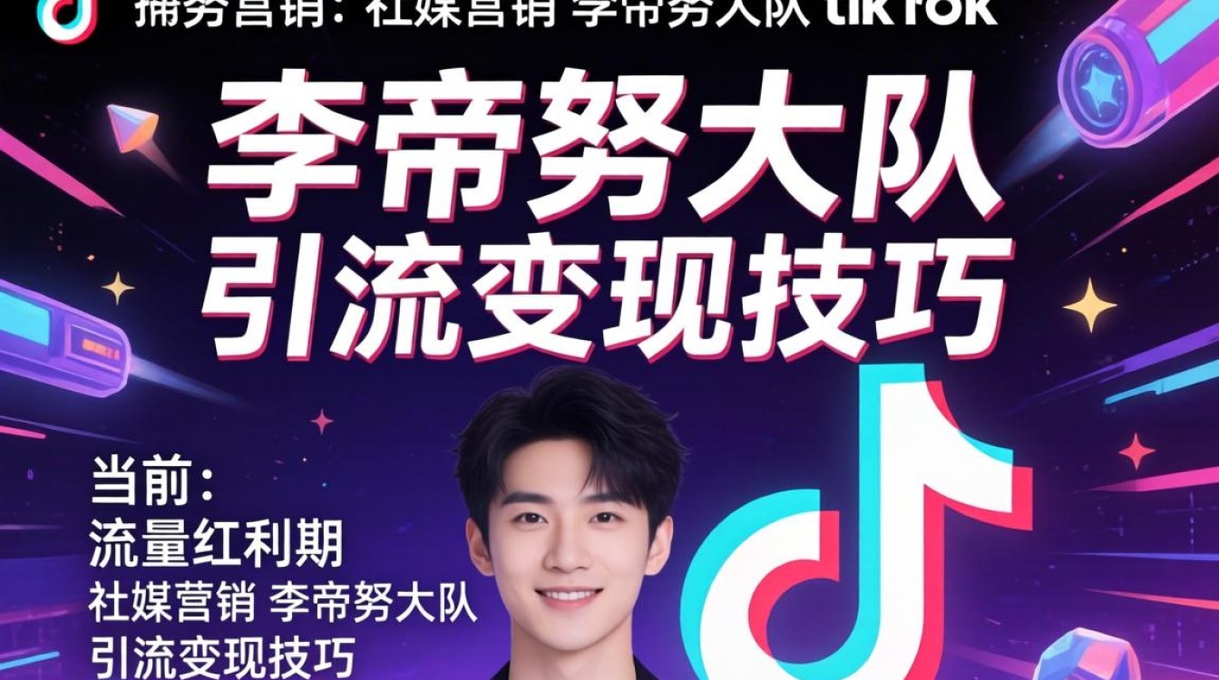 社媒营销李帝努大队 TikTok 引流变现技巧