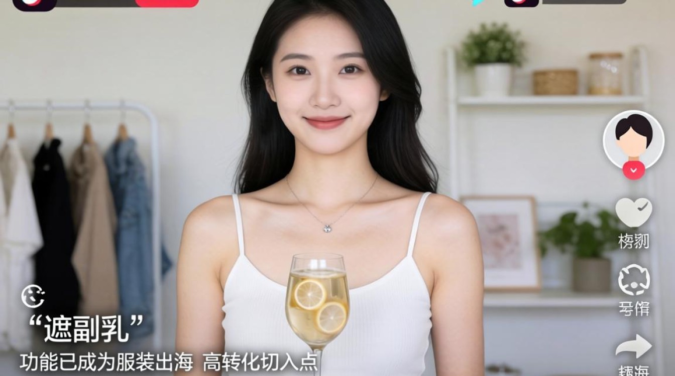 TikTok 欧美遮副乳怎么做