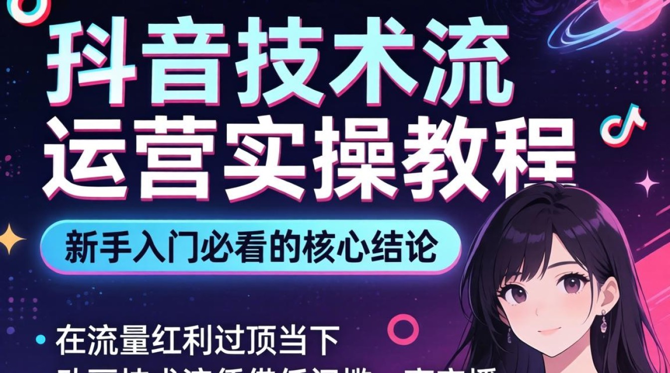 TikTok 动画技术流运营实操教程新手入门必看