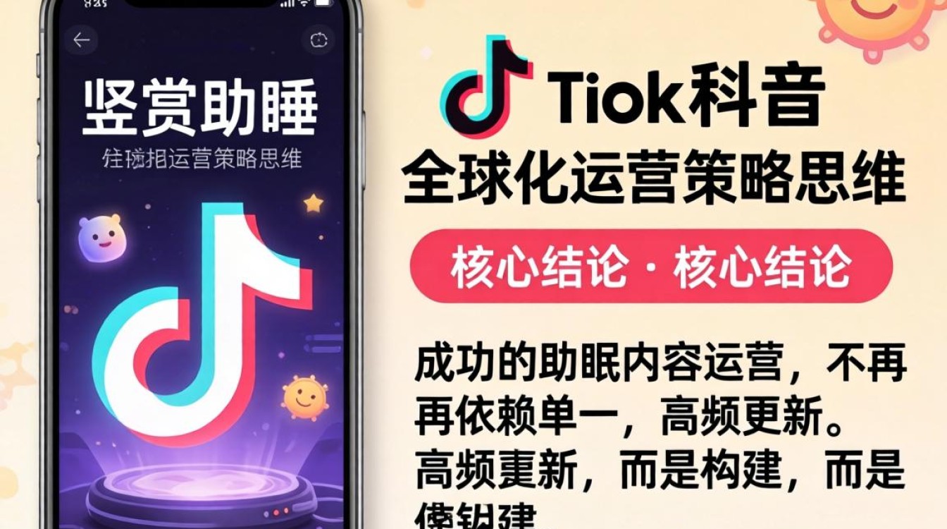 TikTok 竖屏助眠 全球化运营策略思维
