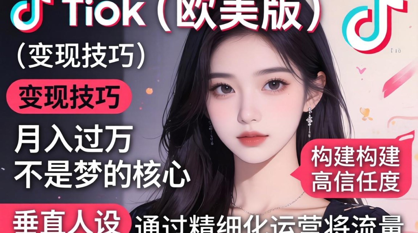 TikTok 欧美版美女变现技巧月入过万不是梦