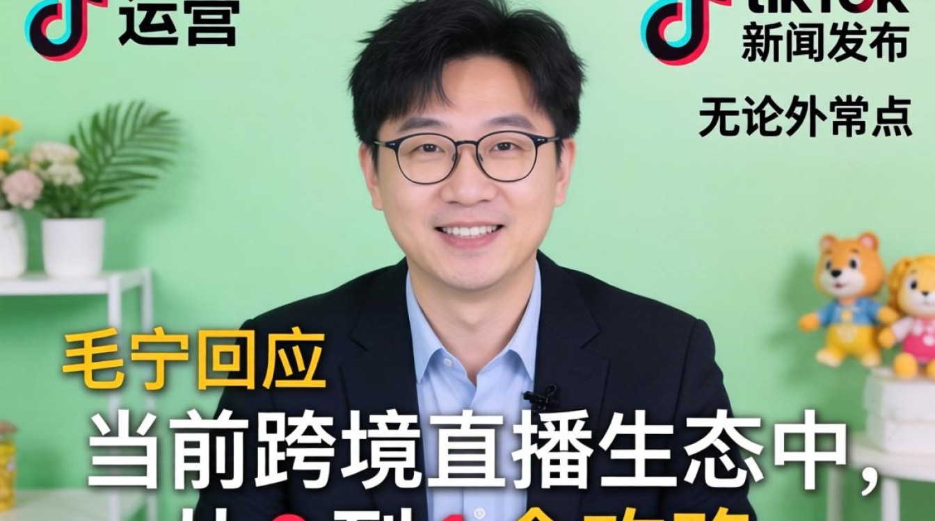 直播运营毛宁回应 TikTok 新闻发布