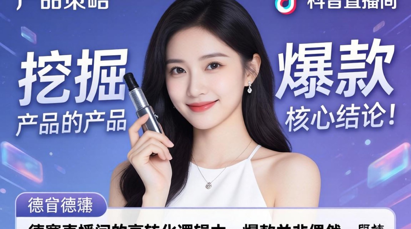 德赛 tiktok 直播间怎么选品
