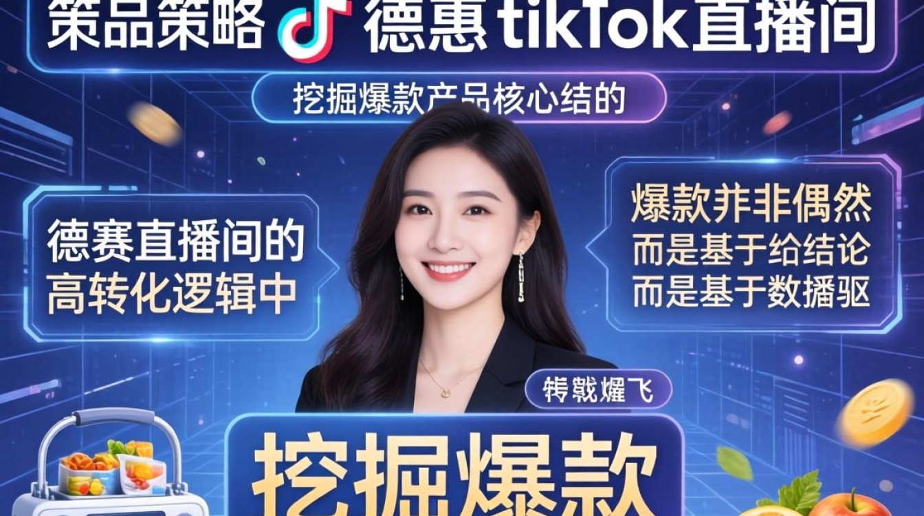 德赛 tiktok 直播间怎么选品