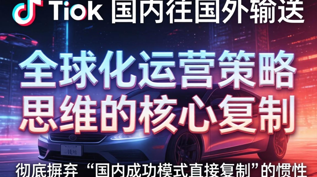 TikTok 国内往国外输送 全球化运营策略思维