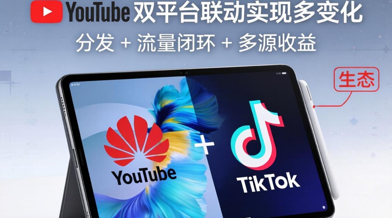 华为平板上 TikTok 变现