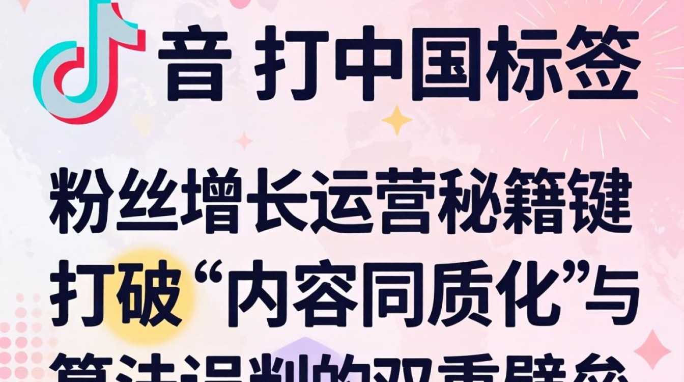 TikTok 打中国标签粉丝增长运营秘籍