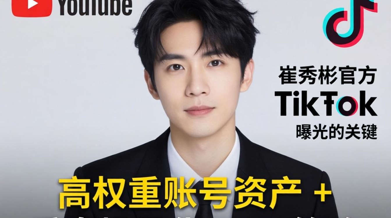 YouTube 崔秀彬官方 TikTok 为何不更新