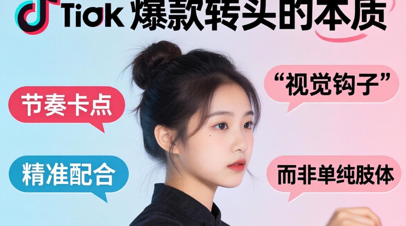 TikTok 很火的转头内容创作技巧