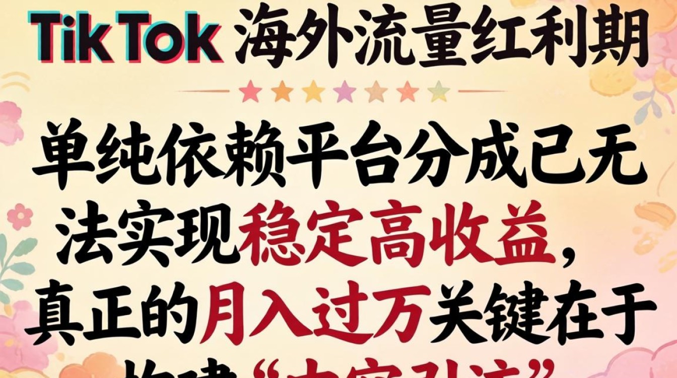TikTok 海外供应链变现技巧