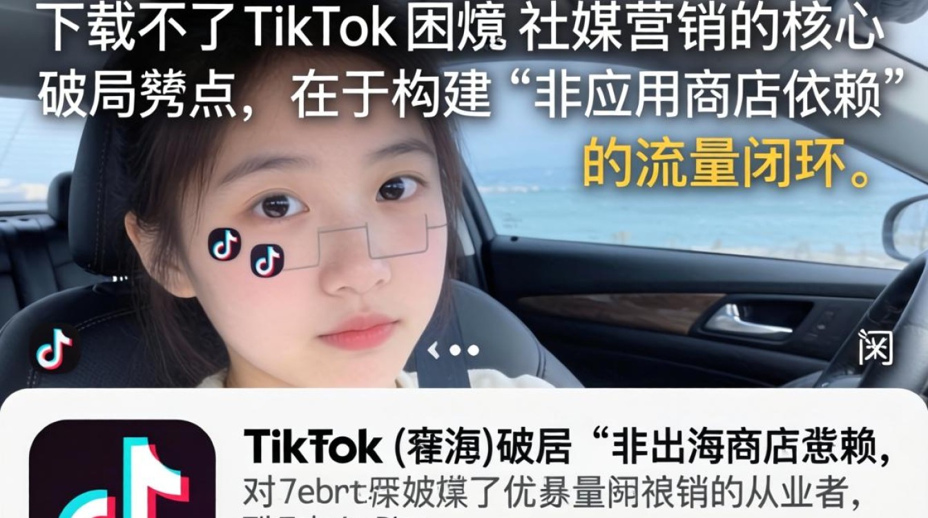 社媒营销应用商店下载不了tiktok怎么办
