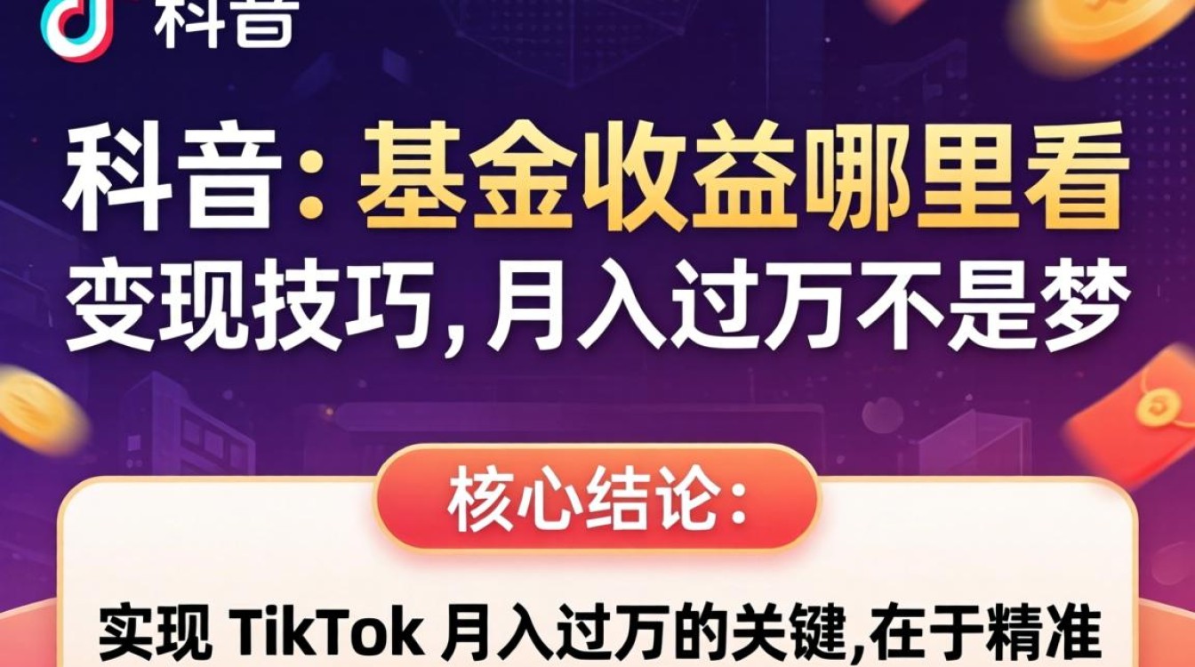 TikTok 基金收益哪里看
