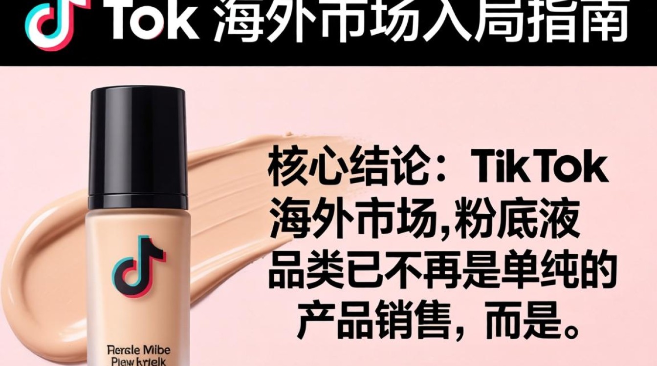 粉底液发TikTok 海外市场入局指南