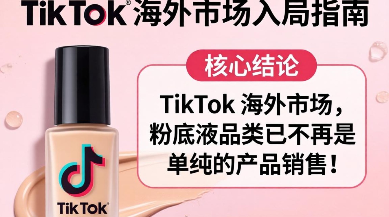 粉底液发TikTok 海外市场入局指南